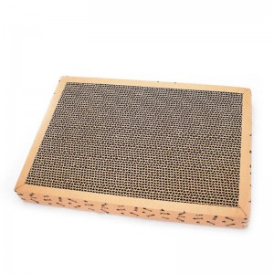 Fishbone square cat grab board